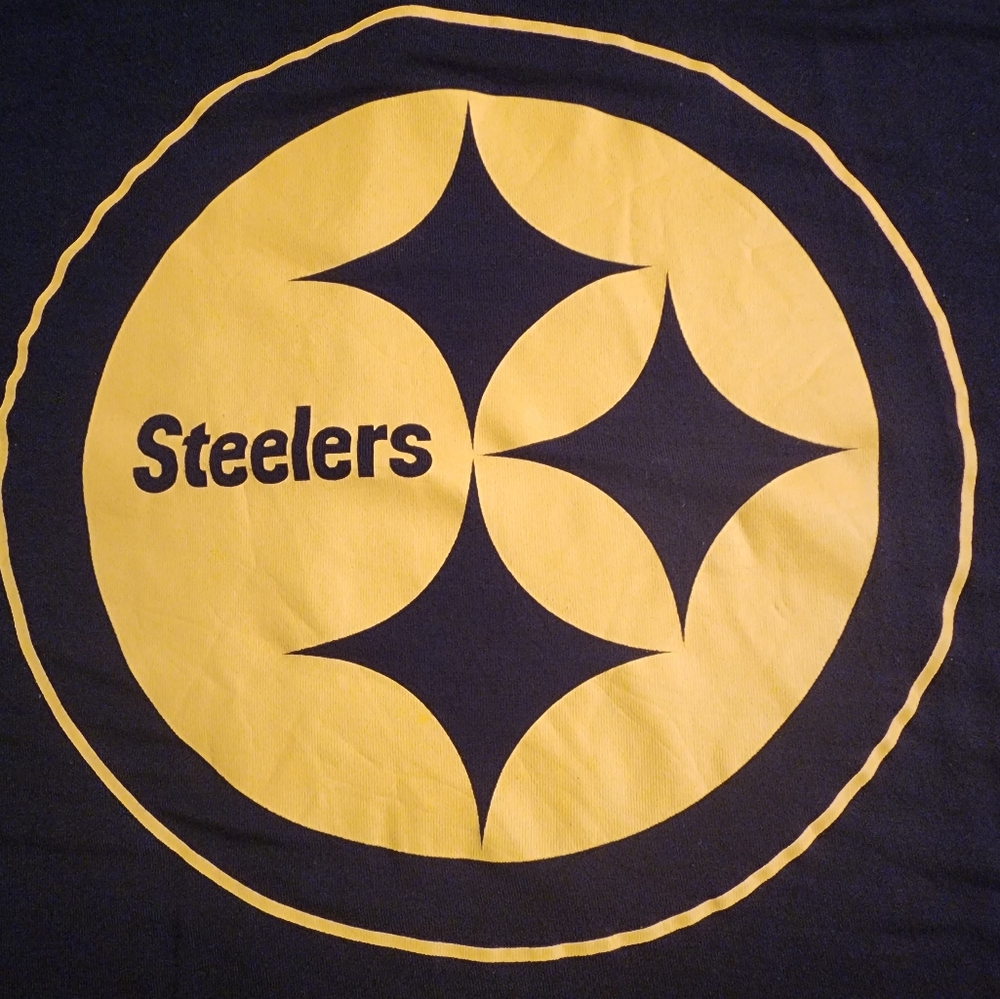 NFL Pittsburgh Alyssa Milano Steelers Cold Shoulder Top 2XL